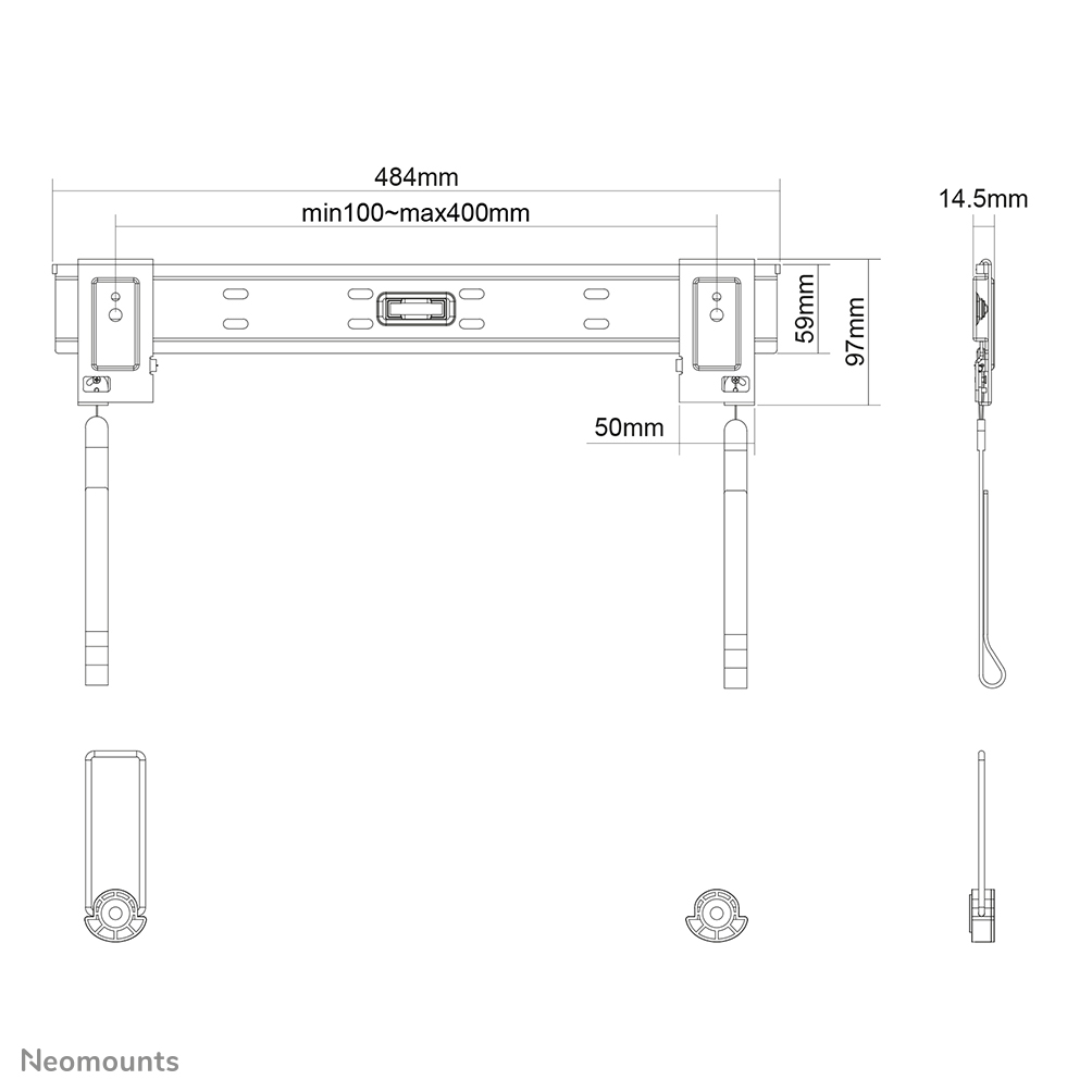 Neomounts tv wall mount